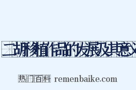 二胡移植作品的发展及其意义是什么意思的图片
